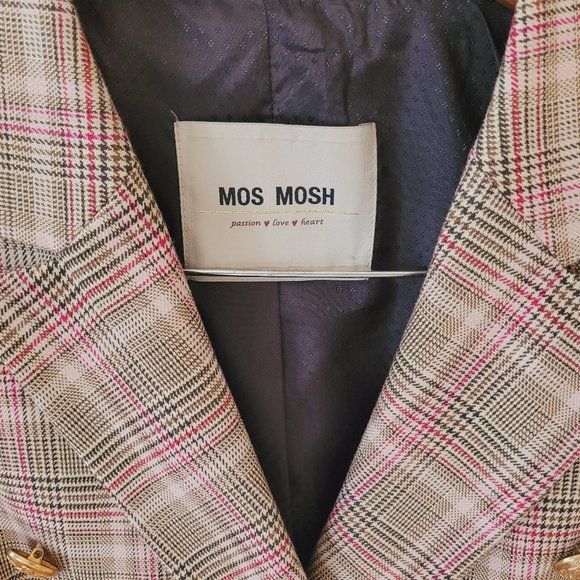 Mos Mosh Beliz Fara Plaid Blazer EU 36/US 6 - Picture 6 of 15